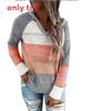 Womens Cozy Knitted Sweater With Vneck For Casual Winter Wear