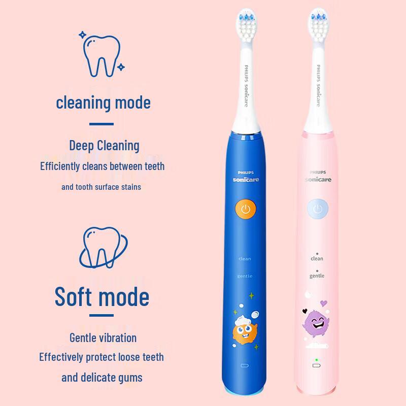 Philips Kids Sonic Electric Toothbrush (HX2432/01) CN plug (adapter included)