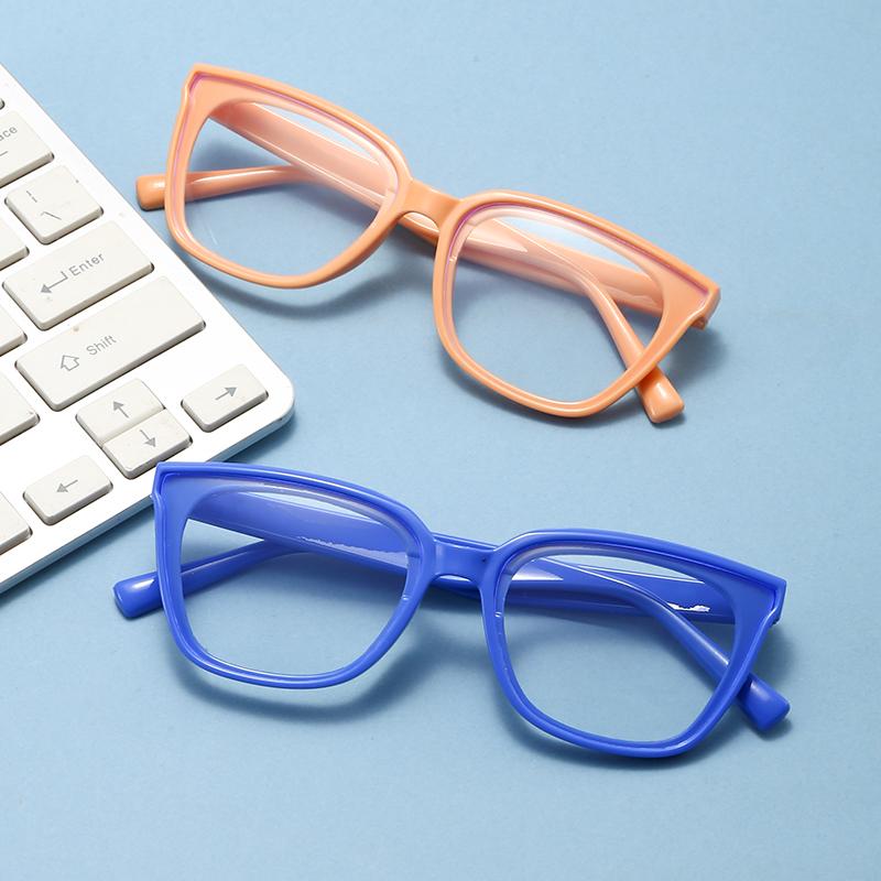 Anti-blue Light Glasses Exquisite Fashion Square Kid Eyewear Boy Girl Daily Cute Eyeglasses Blue Light Blocking Children Eyeglas
