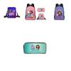 Gabby's Dollhouse Backpack Featuring Stylish Cartoon Design And Adjustable Shoulder Straps For Students