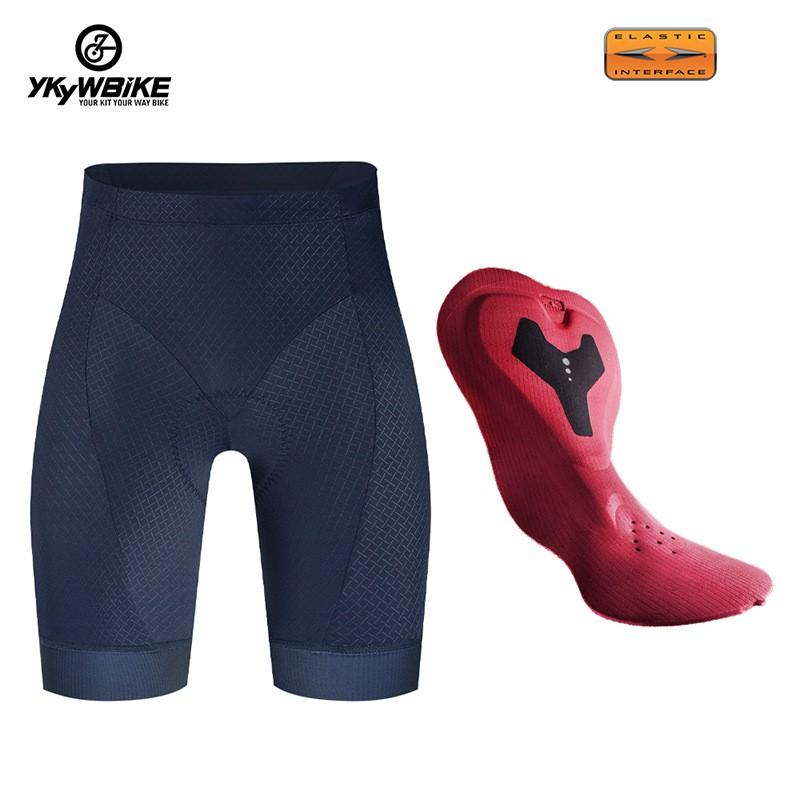 Womens High-Waisted Breathable Cycling Shorts With Double Arrow Design Slim Fit Sport