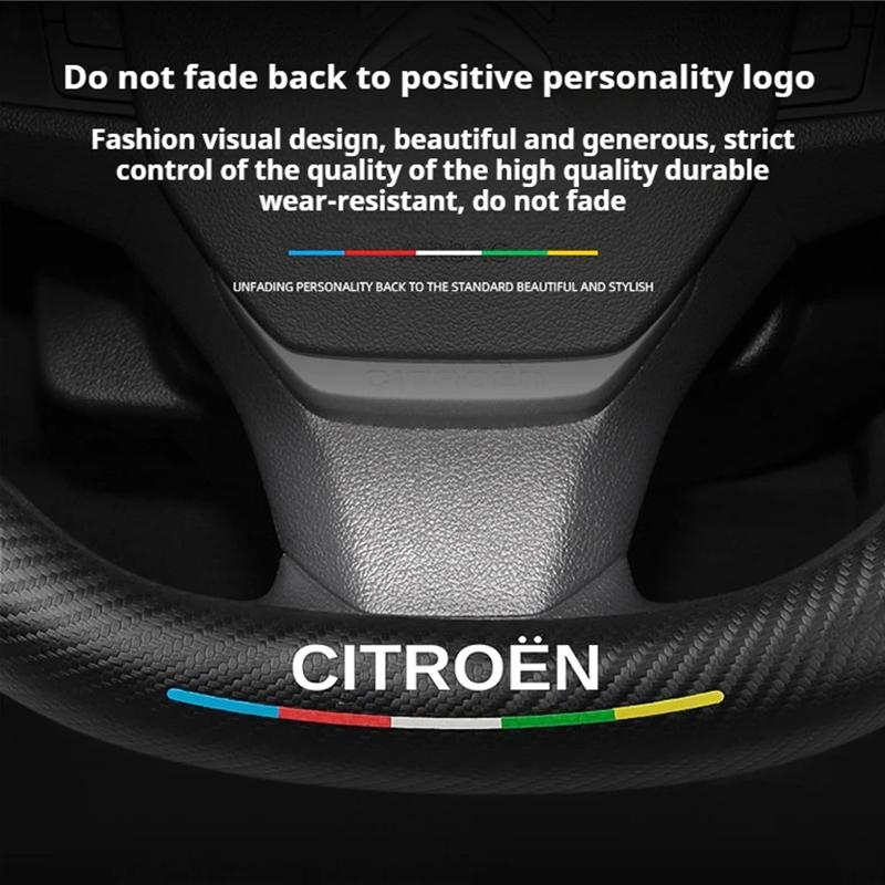 High Quality Steering Wheel Covers For Citroen Berlingo C1 C2 C3 Grand C4 Picasso C-ELYSEE Suede Leather Car Interior Accessorie