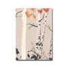 Silver Birch Boho Poster Red Leaves Art Print Abstract Botanical Canvas Painting Modern Wall Picture For Living Room Home Decor