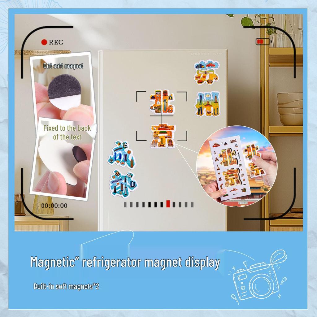 Accordion Fold City Attractions Stamp Collection Book