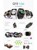 Q19MAX Fashion Smartwatch: Heart Rate & Blood Oxygen Monitoring, Bluetooth Calls, IP68 Waterproof