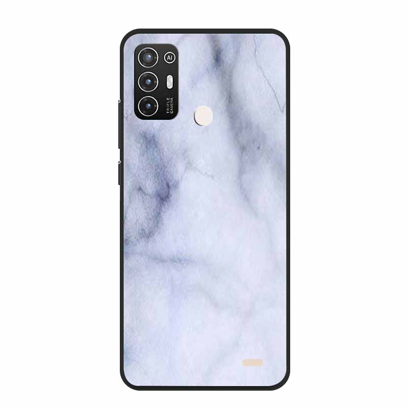 For ZTE Blade A52 / A52 Lite Case A72 4G 5G Marble Soft TPU Silicone Phone Cover for ZTE Blade A52Lite Bumper Shockproof Shell