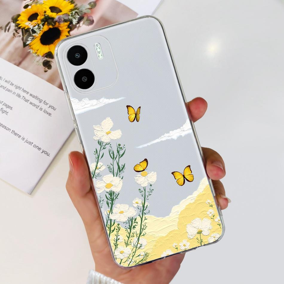 For Xiaomi Redmi A1 A1+ 2022 Cute Painted Phone Case For Redmi A1 Plus RedmiA1 A 1 A1+ Soft Silicone TPU Cases