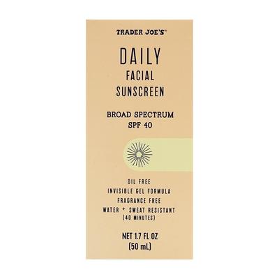 Daily Facial Sunscreen SPF 40, 1.7 Fl Oz