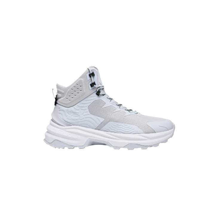 Under Armour Comfortable Soft Versatile Casual High-Top Hiking Shoes Unisex Hiking Shoes Light-Gray 14438004-0007