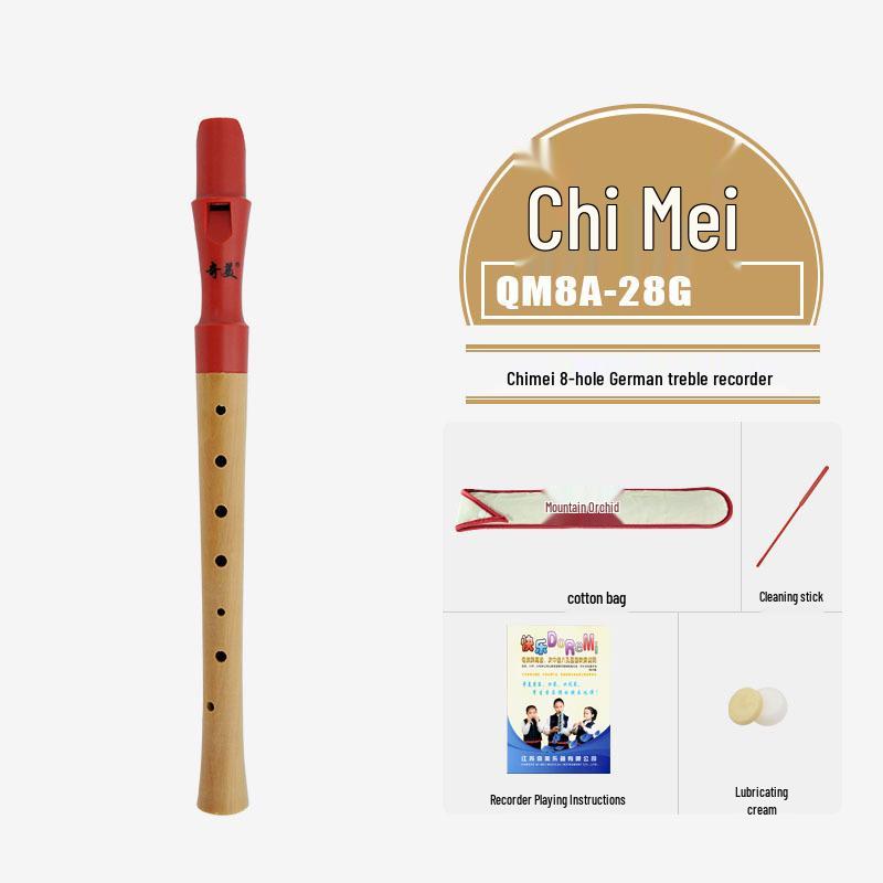 German-Style 8-Hole Treble and Alto Recorder for Beginners and Students