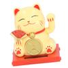 2 Zoll Solar Glückskatze mit Klarsichtbox Solarbetriebene Winkende Glückskatze Set für Zuhause Büro und