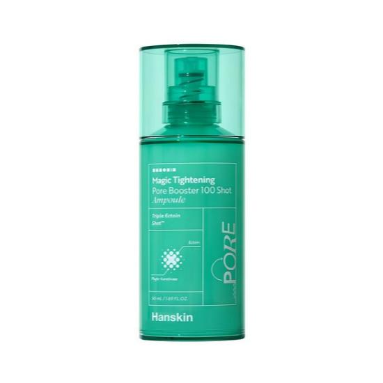 HANSKIN Magic Tightening Pore Booster 100 Shot Ampoule Pore Minimizing Firming Serum 50ml