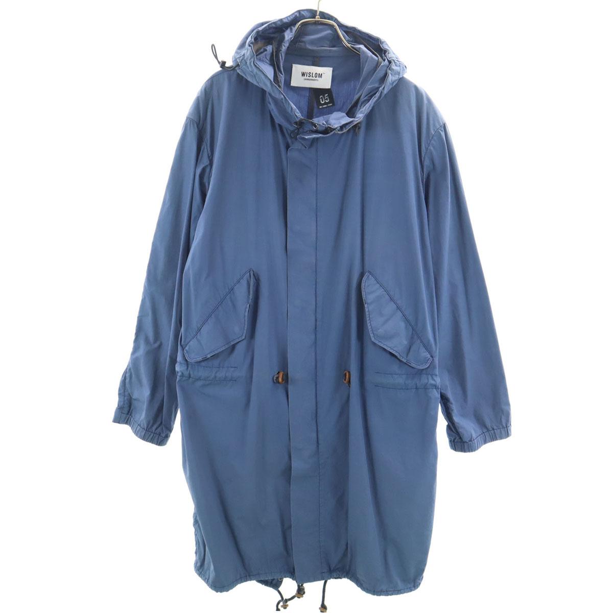 

WISLOM Длинное пальто 5 Синий Мужское Б/У