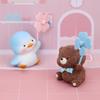 Bear Animals Figures Penguin Landscape Decoration Animal Model Animal Windmill Figurines  Kid Gifts
