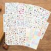 A Set Colorful Laser Journal Stickers Holographic Effect Scrapbook Stickers  Scrapbooking