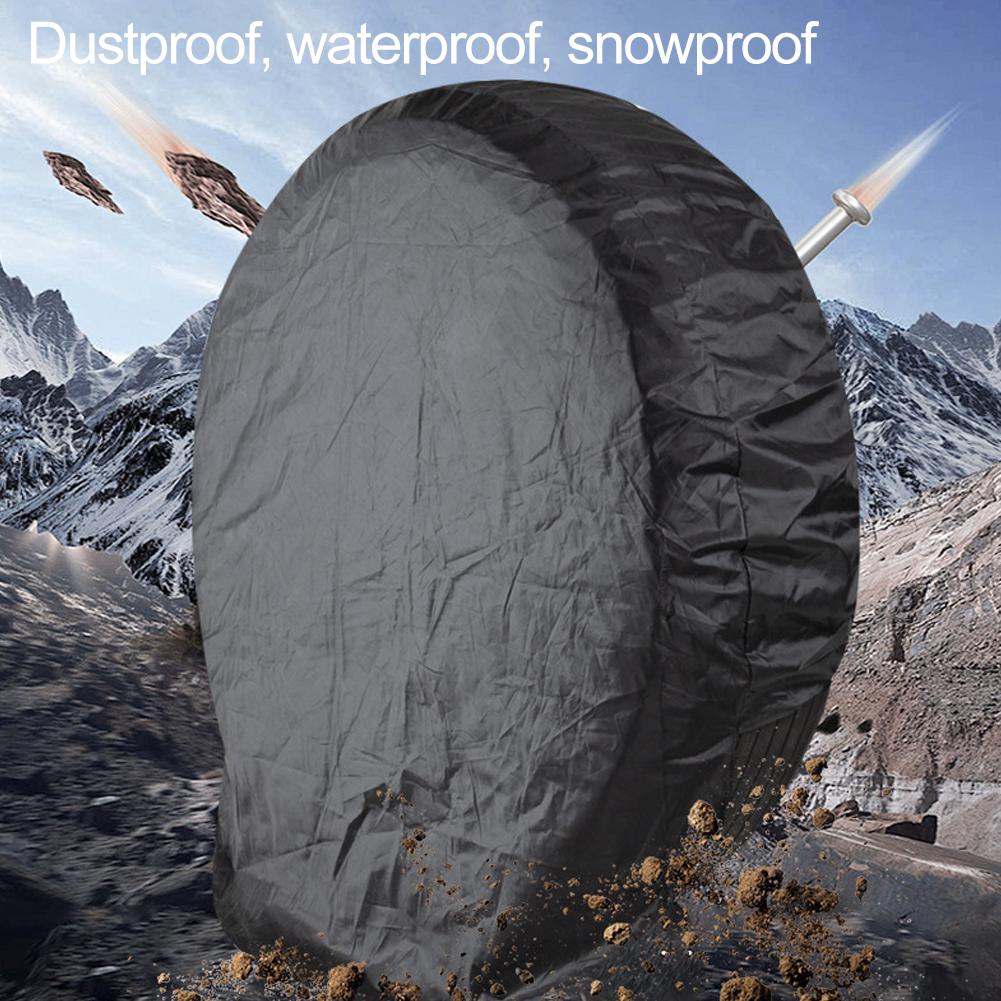 66/80CM Polyester Car Auto Wheel Tire Cover Protector Car Spare Tire Cover Tyre Wheel Covers For Vehicles Dustproof Tire Ba G7Z5