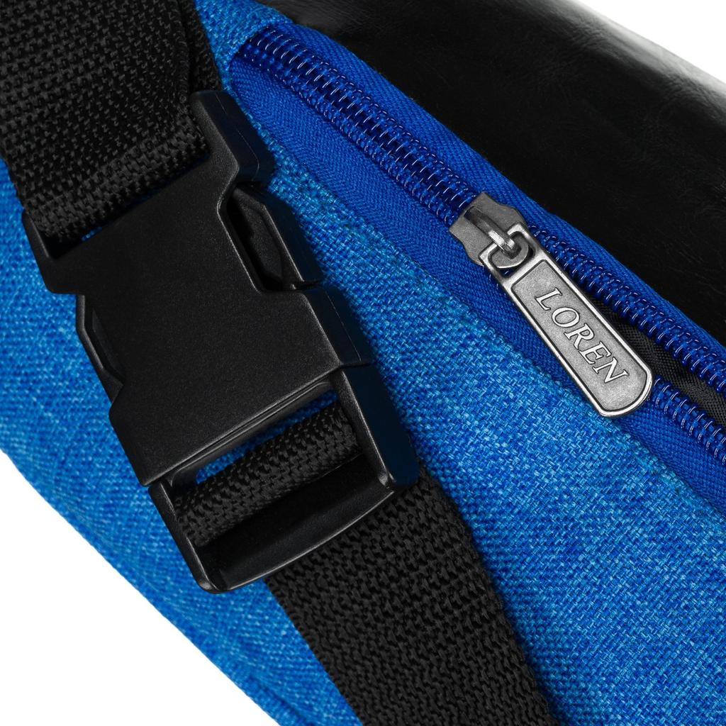 WB05A-BLUE/BLACK Waist Bag