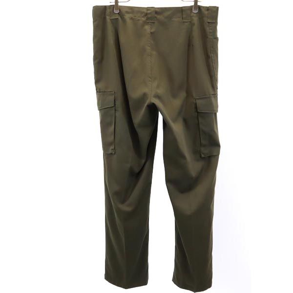 Austrian Army 80s Military Cargo Pants Khaki Button Fly Men's Used