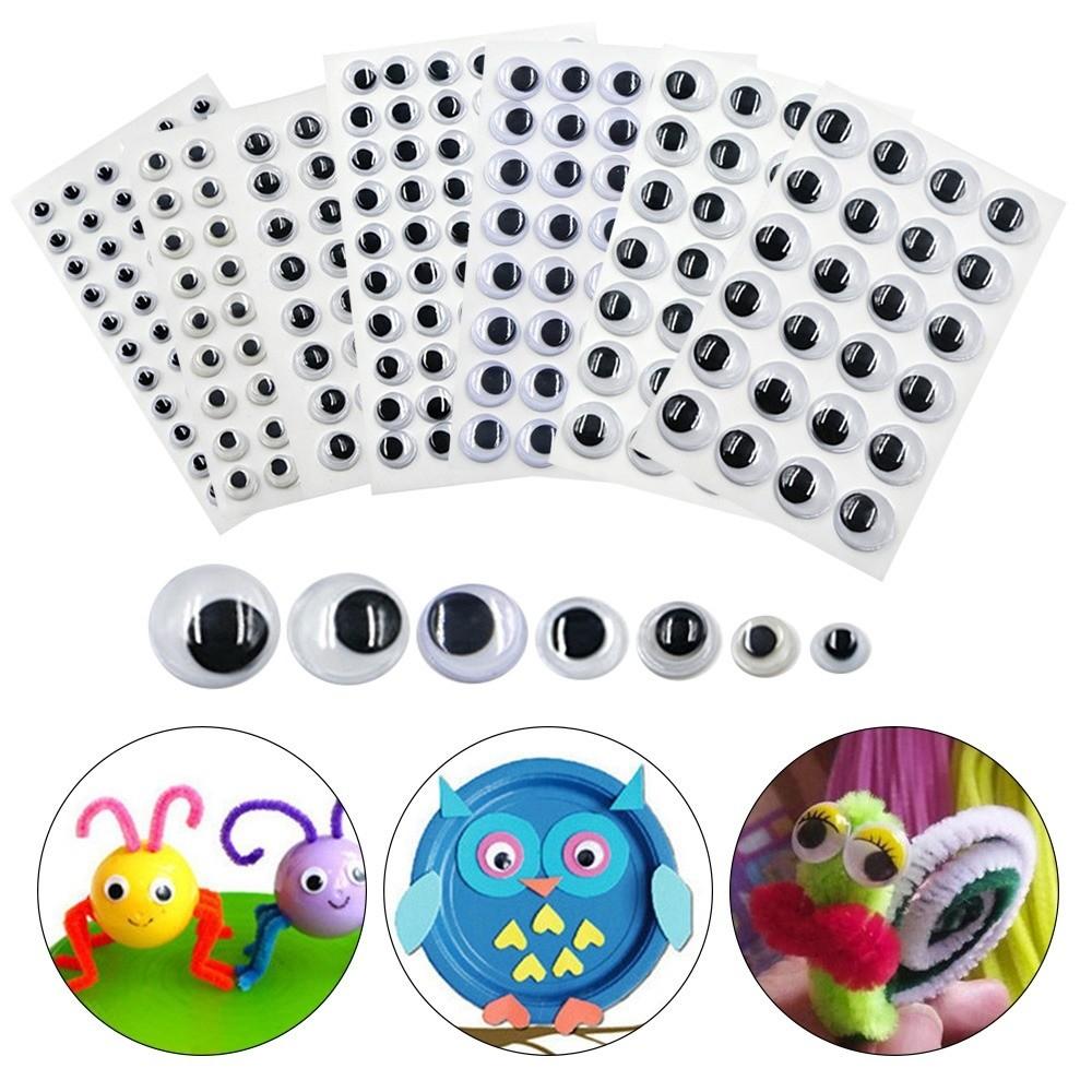 1Sheet Plastic Dolls Activity Eyes 3D Kindergarten Handmade Dolls Eyes