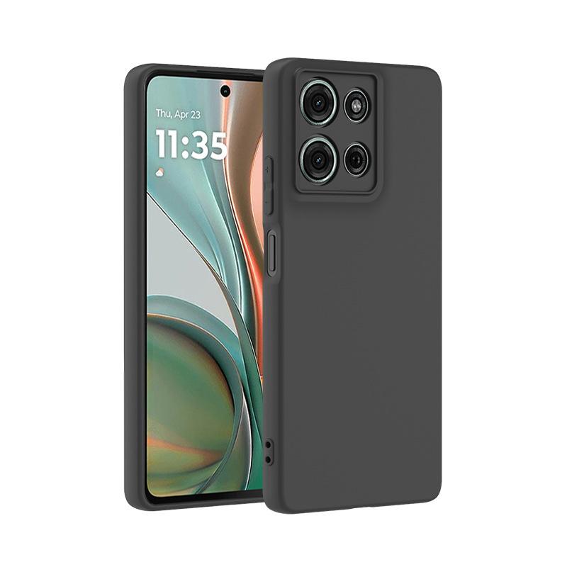 

Silicone Phone Case for Motorola Moto G05 E15 G15 Pro Power G75 G35 G55 G85 E14 E13 Shockproof Matte Soft Cover Cases Fundas Moto G35 чорний