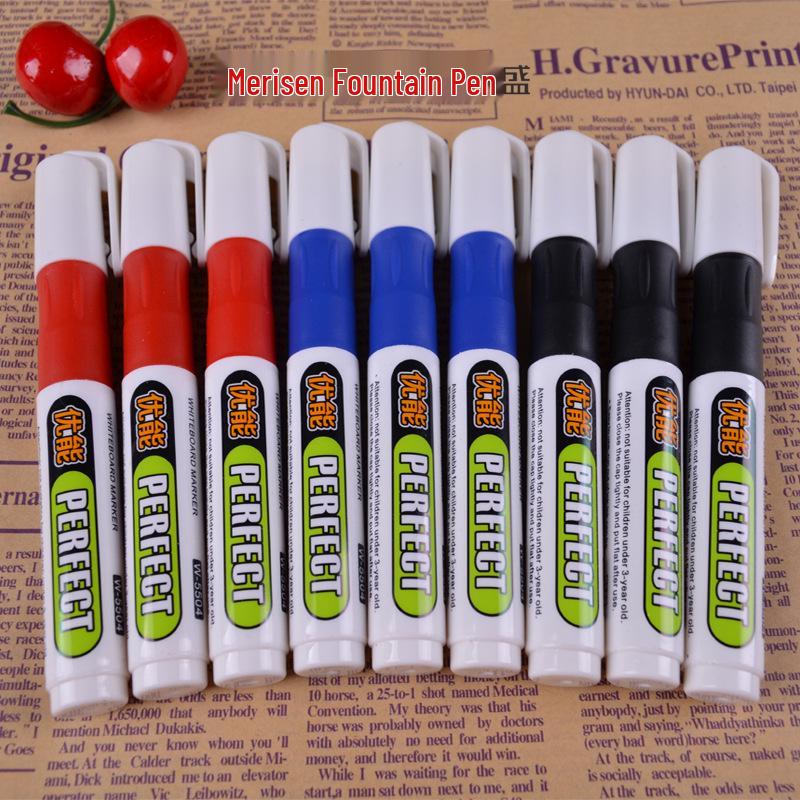 Perpetual Ink Erasable & Refillable Whiteboard Marker - Easy-Wipe Display Board Marker красный