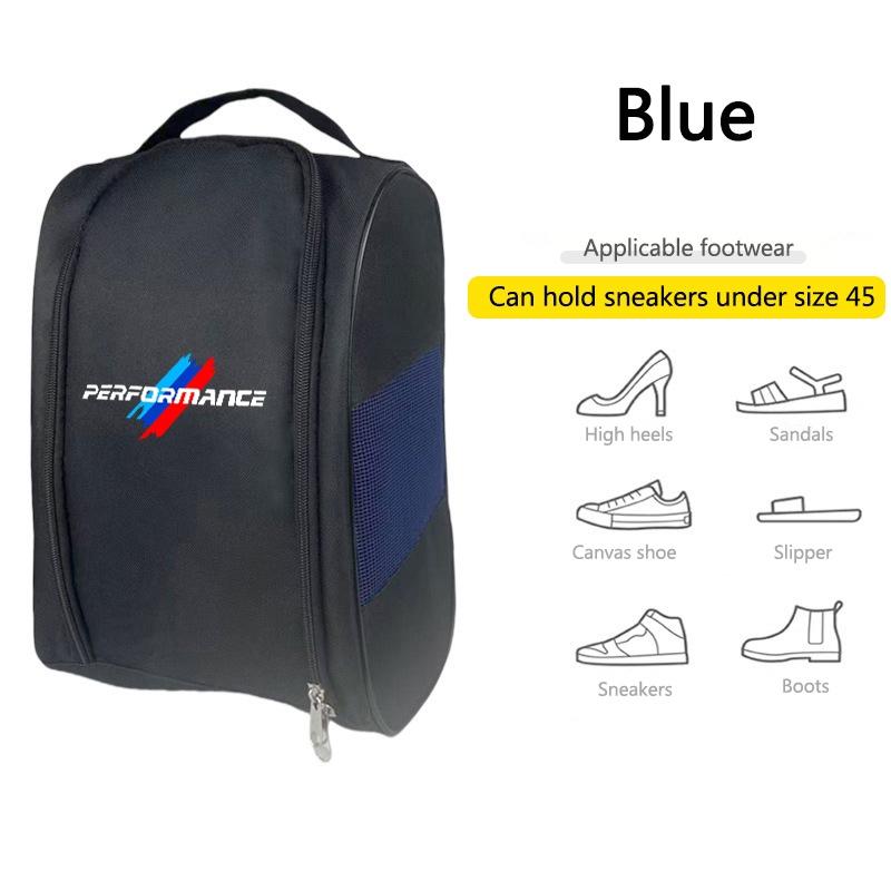 Car Sneaker Storage Bag Travel Shoes Storage Auto Accessory For BMW Performance M E46 E90 F20 E39 E91 E87 E60 E93 F10 X3 sticker pdcr06