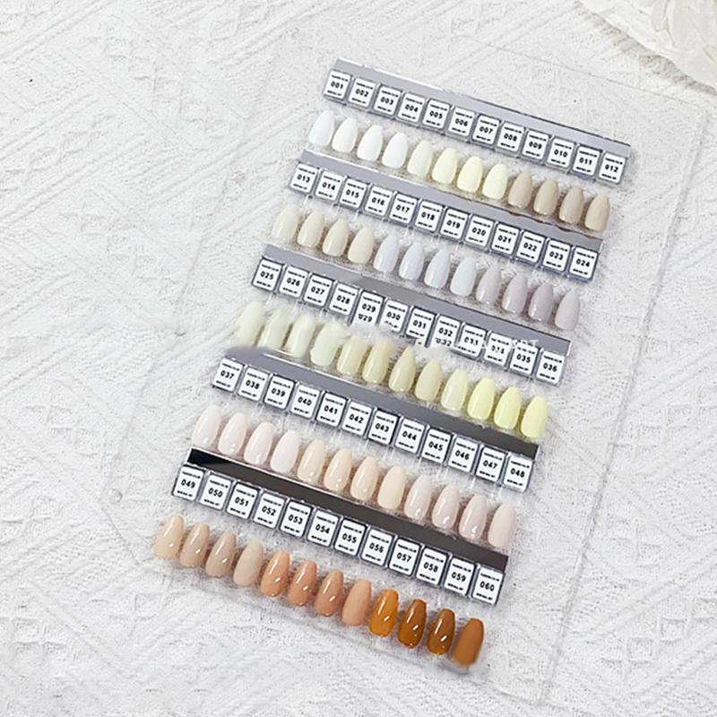 Nail Color Palette Magnetic Acrylic Color Card Book Nail Polish Glue Sample Display Tool Nail Wearing Style Sample Display Board