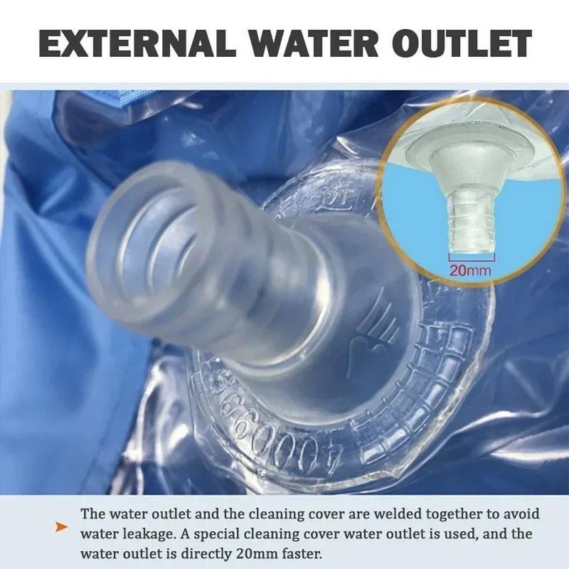 Large Air Conditioner Cleaning Cover Double Layer Thickening Wash Mounted Protective Dust Cleaner Bag Tightening Belt New