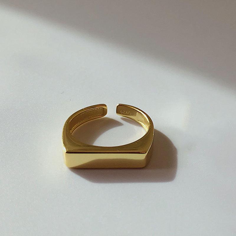 Minimalist Open Adjustable Plain Band Ring for Women - Versatile Fashion Jewelry Open adjustable