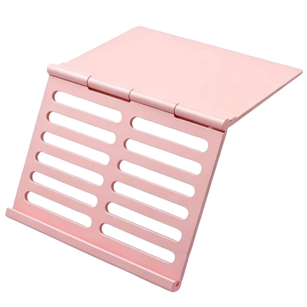 Foldable Mahjong Tile Holder Stand Adjustable Slotted Game Card Rack Organizer for Tabletop Use Durable Plastic Material Compact Design