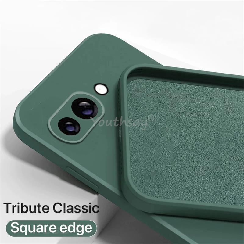 For Google Pixel 9a Case Liquid Silicone Plain Case Pixel 9a Cover TPU Anti-drop Phone Protector Cover Google Pixel 9 a Case