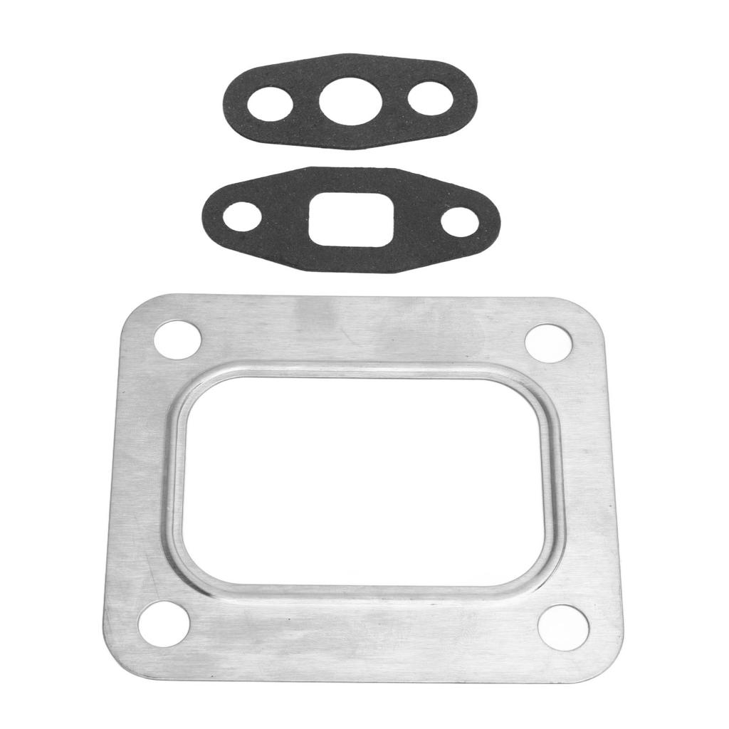 Turbine Inlet Oil Gasket Set Stainless Steel Rustproof 3755843 for T4 T04 Flange Turbo