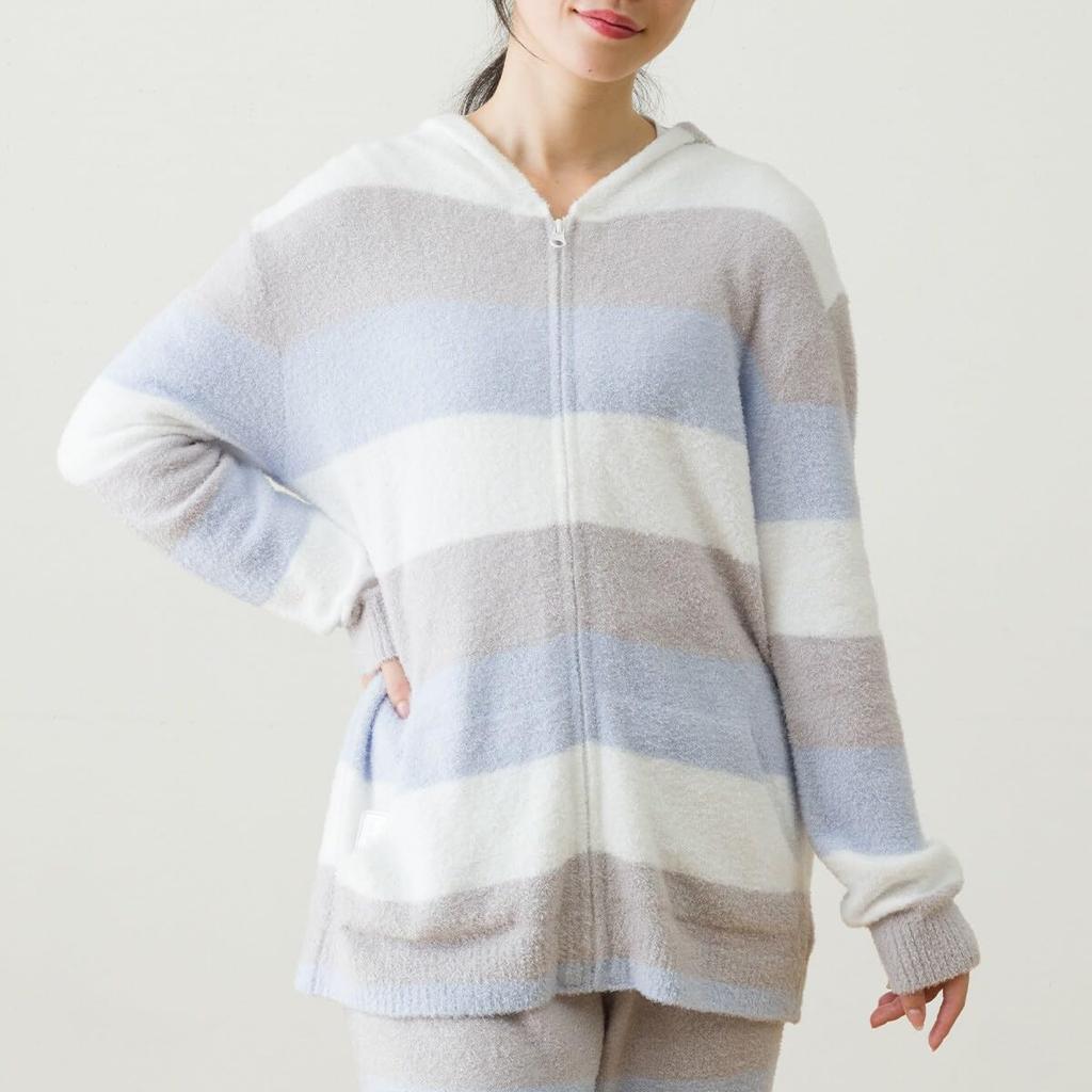 NITORI Fluffy Zip Hoodie HK5 BL F 2115100076003 Women's