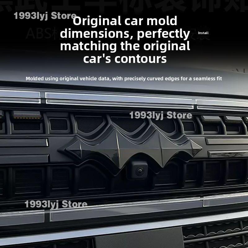 Applicable to Byd Equation Leopard 5/8 2024 2025 Car Black Badge Car Logo Front and Rear External Accessories