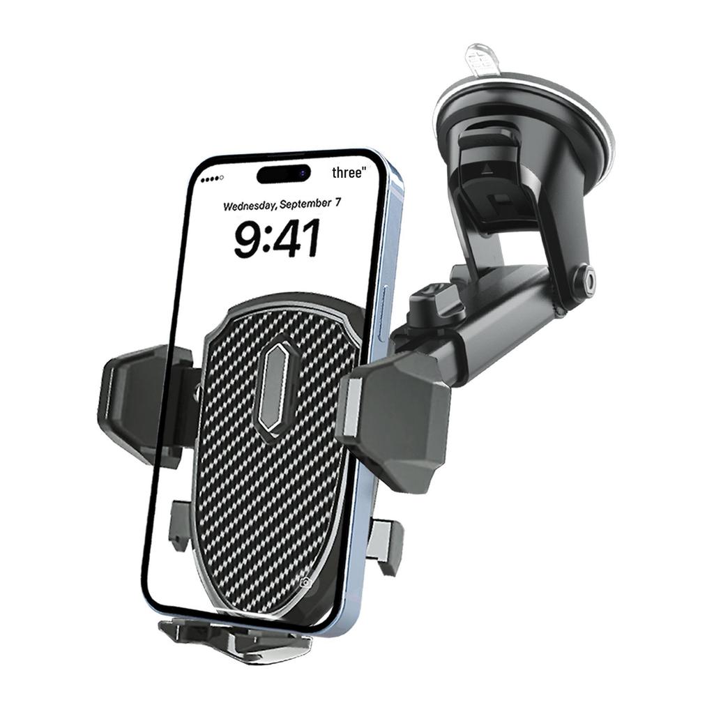 Dashboard & Windshield Suction Cup Car Phone Mount with Automatic Lock