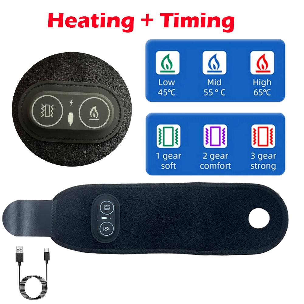 Elektrisk Oppvarmet Håndleddsleddstøtte Varmepute 3 Nivå Temperatur Håndleddvarmer Støtte Håndleddsbånd Skade Revmatisme Seneskjedebetennelse