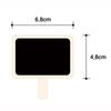 Standing Wooden Photo Holder Card Paper Note Memo Clip Desk Decor