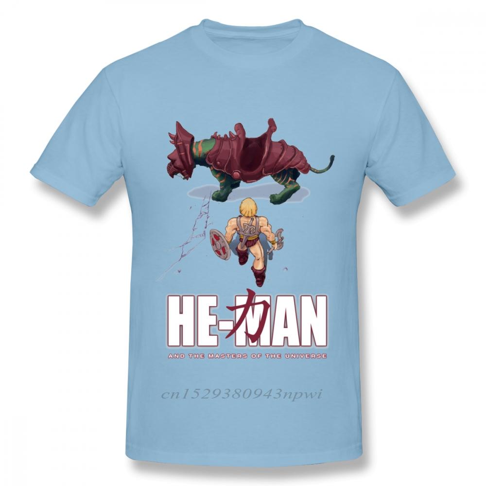 Novelty HeMan And The  Of The Universe Akira T Shirt For Male Crewneck 100 Cotton Graphic Print Tee Shirt