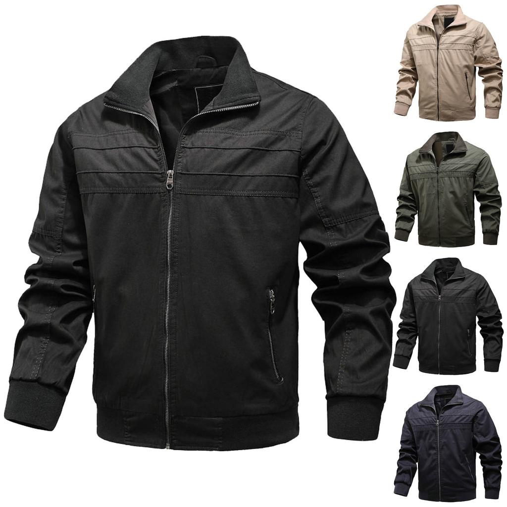 Men Winter Warm Long Sleeve Softshell for Windproof Soft Sweater Blouse Jacket