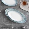 18-inch Oval Ceramic Serving Plate