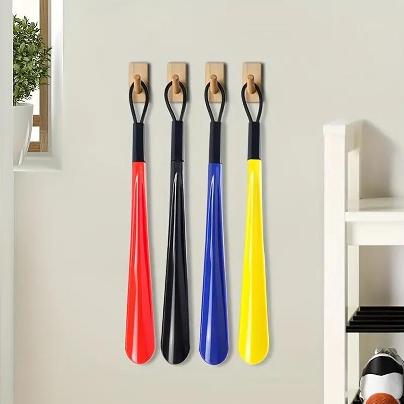 Hangable large shoehorn Color plastic shoehorn Shoe wearer Shoe lifter Shoe pump
