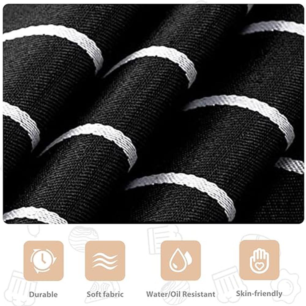 2pcs Cooking Kitchen Aprons Adjustable Neck Strap for Cooking Baking