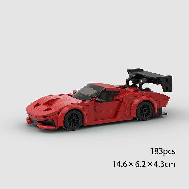 MOC Racing Sports Car Vehicle City Speed Champion Racer Technique Building Blocks Brick Set Supercar Kids Toys Boys Gifts NSX