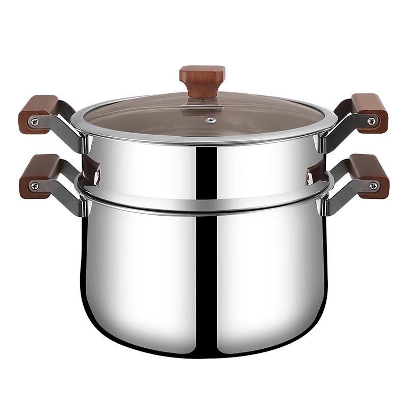 Wutuo 18cm 5-Layer Steel Milk Pot with Steamer