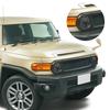 Rauchschwarz Hochglanz Vorgeschnittenes Autoscheinwerfer-Schutzfolie für Toyota FJ Cruiser 2006-2025 Kratzfestes Auto-Vinyl-Wrap-Folie