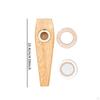 Wooden Kazoo Mouth Kazoos Gift Lightweight Wood Flute Musical Instrument for Guitar Ukulele