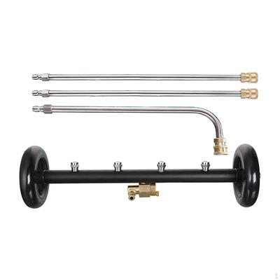 Pressure Washer Undercarriage Cleaner Set Under Car 1/4" Connector Underbody Wash Water
