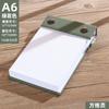 1book Small portable notebook with tear off note paper and replacement for photo paper, high aesthetic label, portable