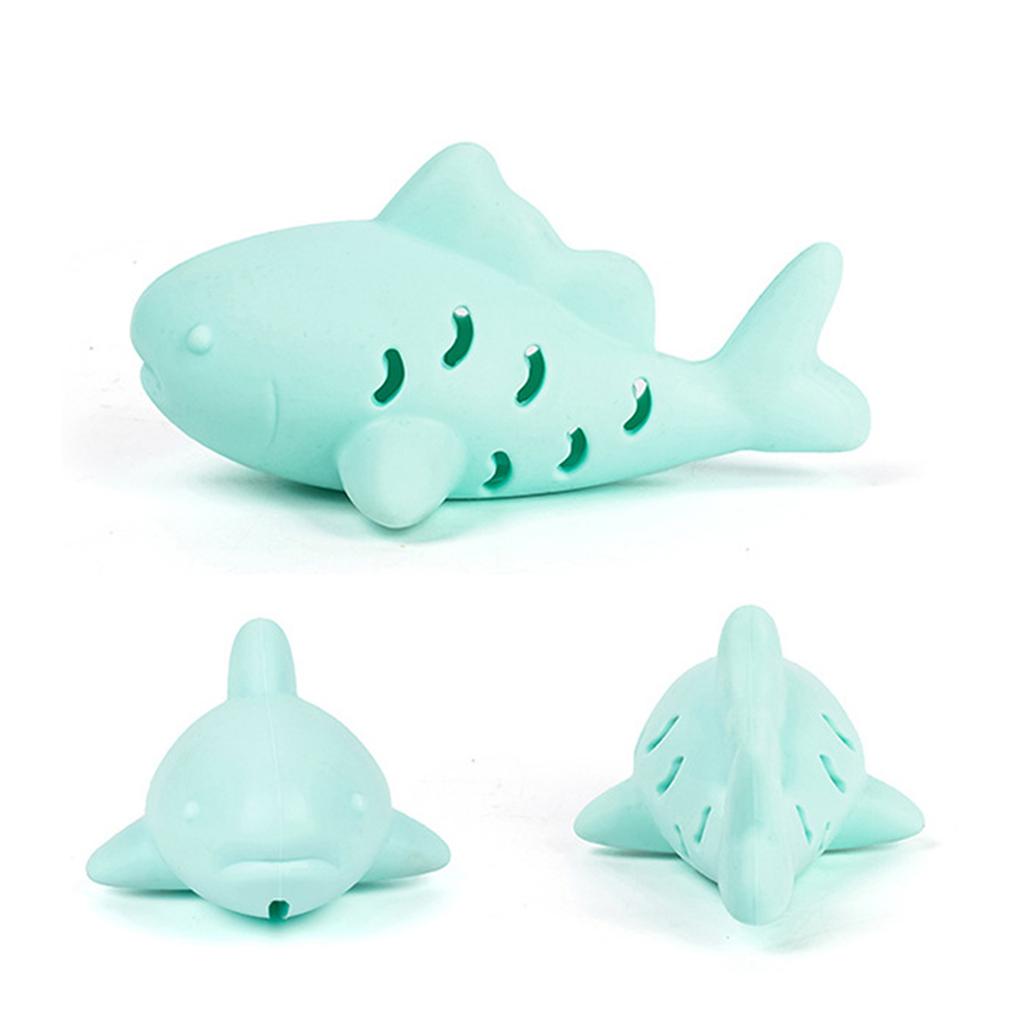 Silicone Fish Chew Toy For Cats Interactive Treat Dispenser Hunting Instinct Stimulation Boredom Relief Dental Health
