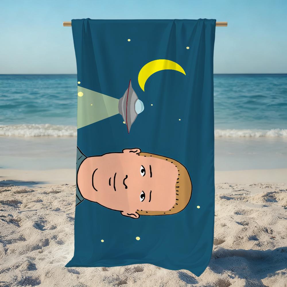 K-king H-hill cartoon Towel Beach Quick Dry Soft B-bobby Pool Towels Gift for Travel Gym Shower Camping sports